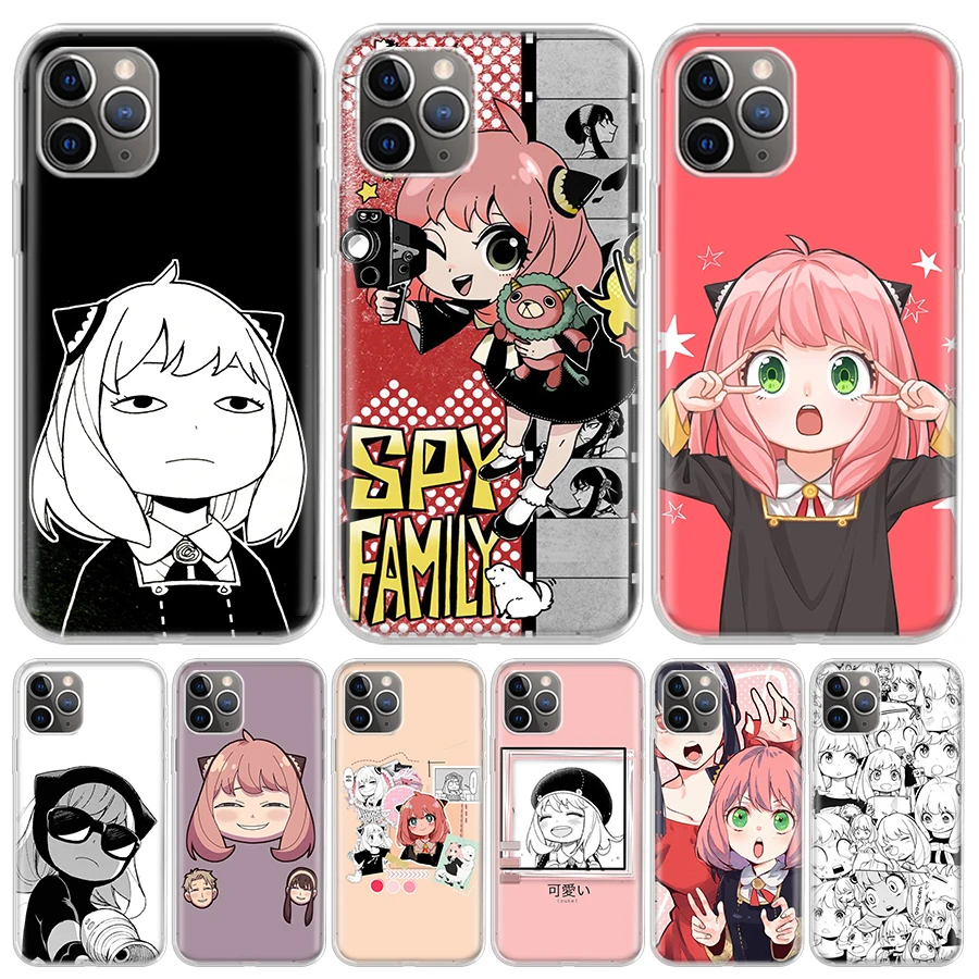 Spy Family Anya Baby Cover Phone Case For Iphone 11 Pro Max 13 12 Mini 6 X 8 6s 7 Plus Xs Xr 5s Se Art Pattern Coque Mobile Phone Cases Covers Aliexpress