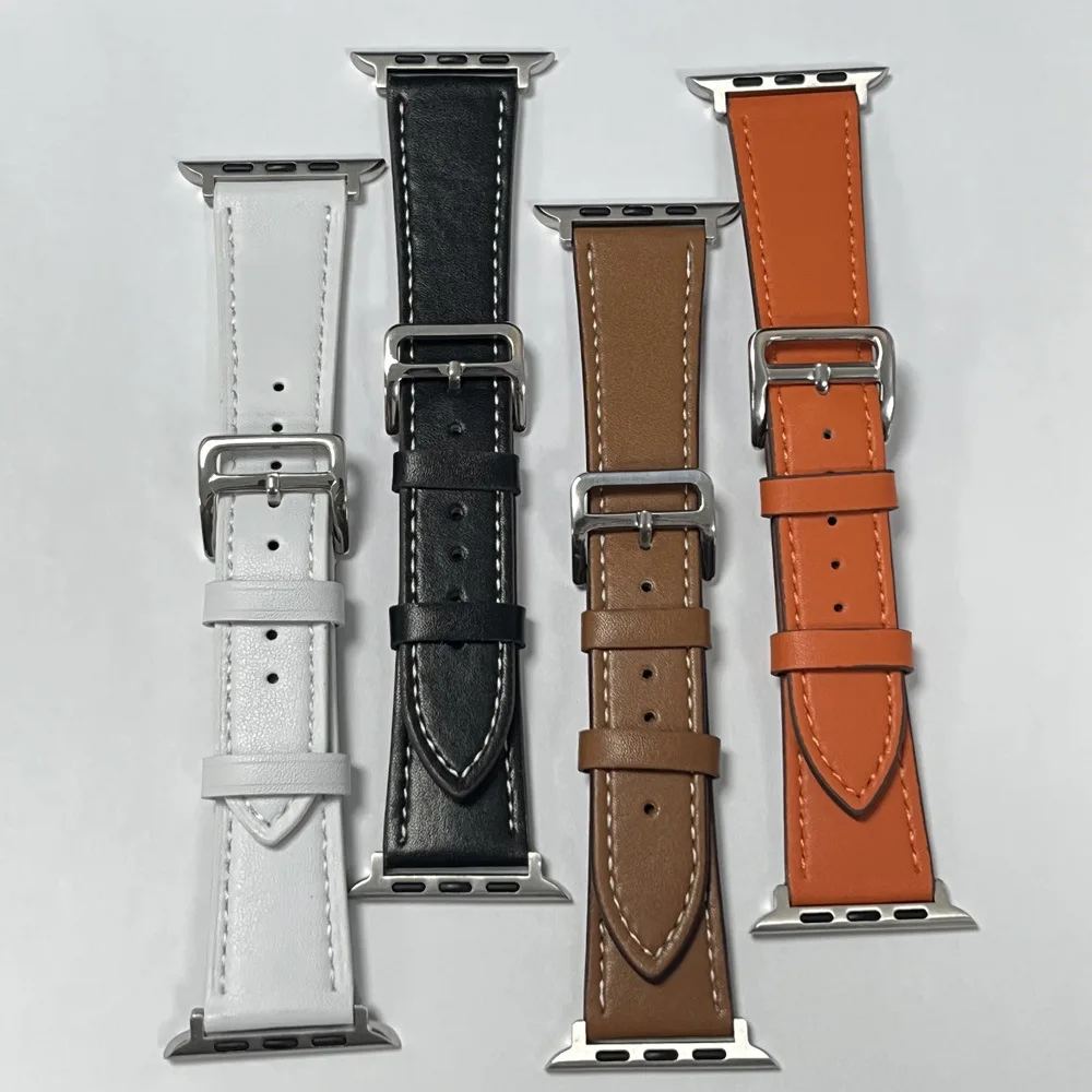 Premium Leather Watch Strap - Elegant Loop Bracelet