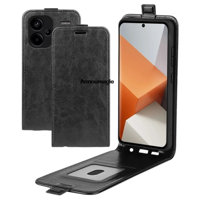 Étui Ceinture Vertical Xiaomi Redmi Note 13 Pro - Clip Mousqueton Et Protection, Noir