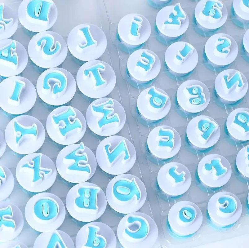 Description Picture 5 of itemBaking Pastry Mold Letter Fondant Cookie Cutter 26pcs Upper Lowercase Alphabet and 10pcs Number Cake Decoration Tools