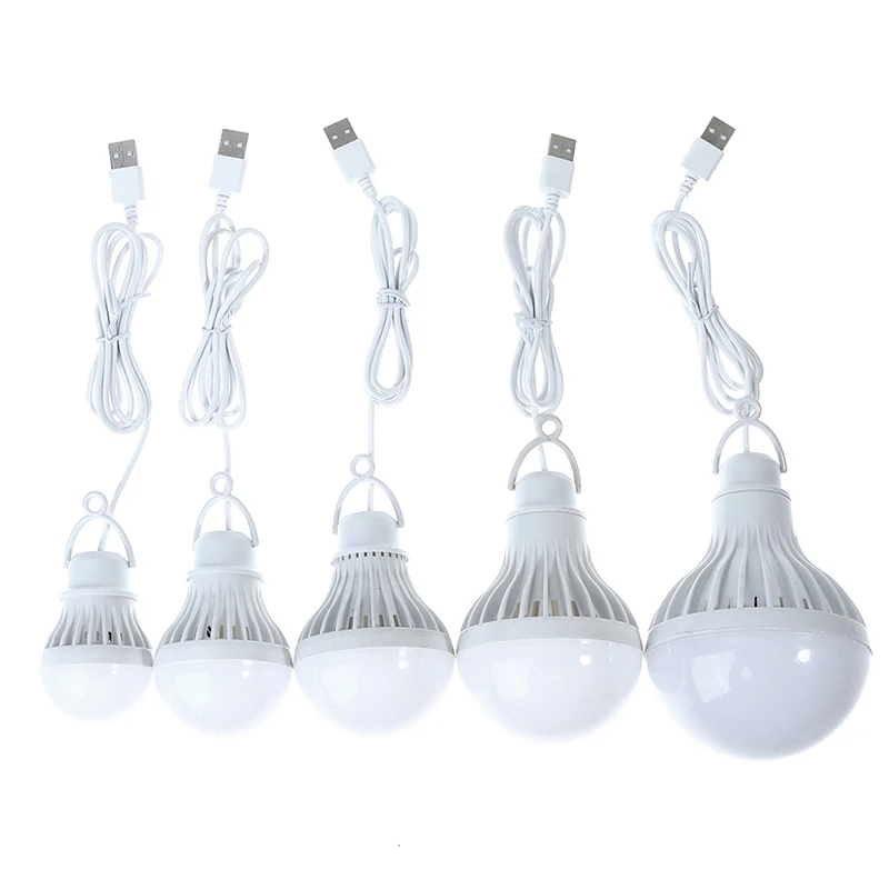 LED 랜턴 휴대용 캠핑 램프 미니 전구 USB 전원 3W 5W 7W 9W 12W