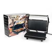 750W Household Mini Steak Machine Hamburger Fried Egg Electric Sandwich Maker Non Surface Grill Toaster EU Plug 2