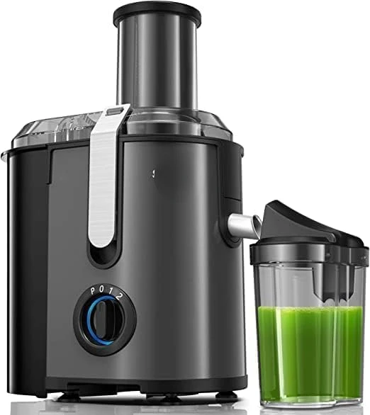 

Machine, 1000W(Peak) Centrifugal Juicer with 3.2" Big Mouth for Whole Fruits and Veggies, Juice Extractor Maker with 3 Speed Eye