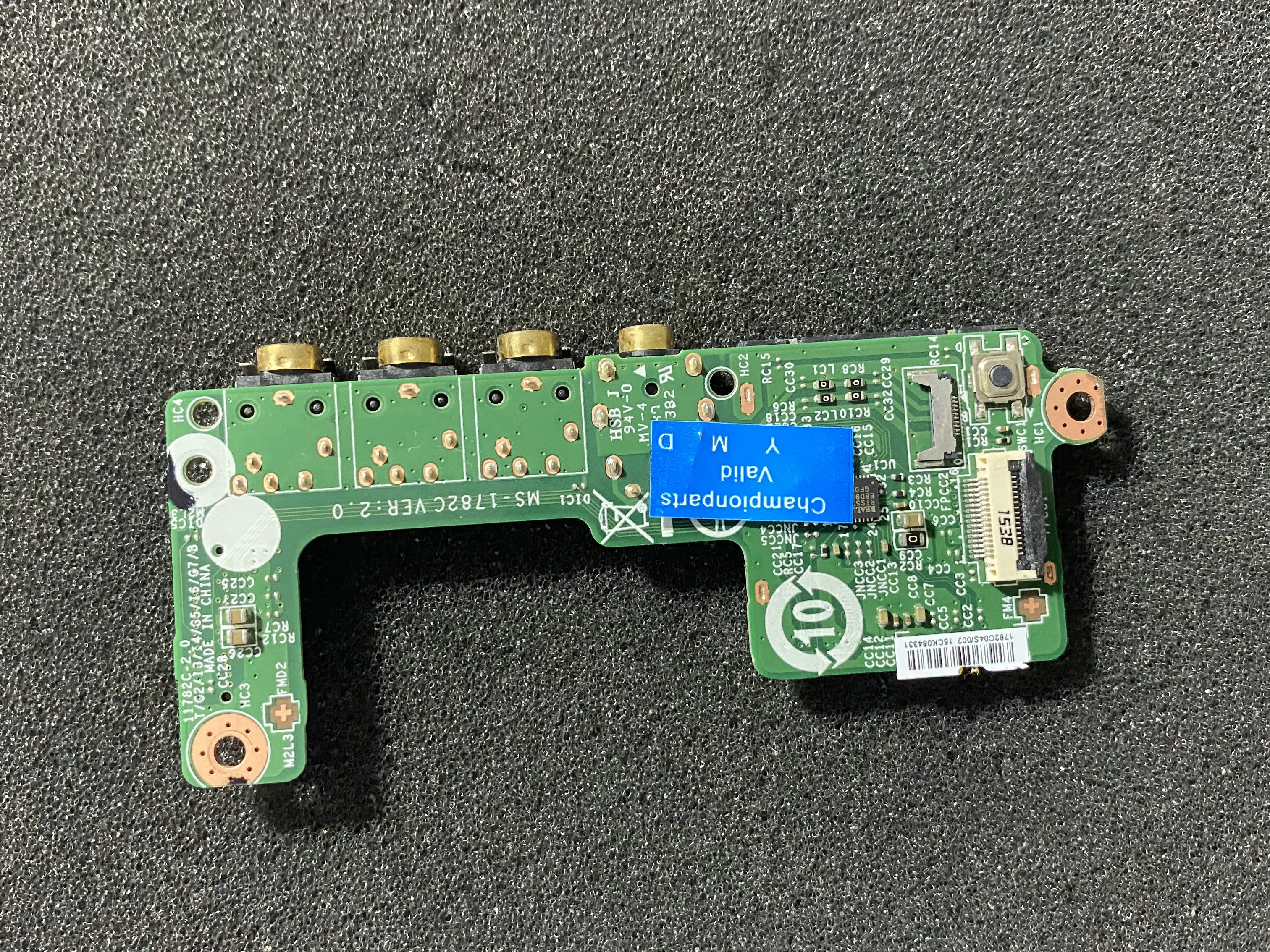 

MLLSE в наличии, подходит для MSI GT72S, GT72 MS-1782, стандартная аудиоплата, разъем для чтения SD-карт, быстрая доставка