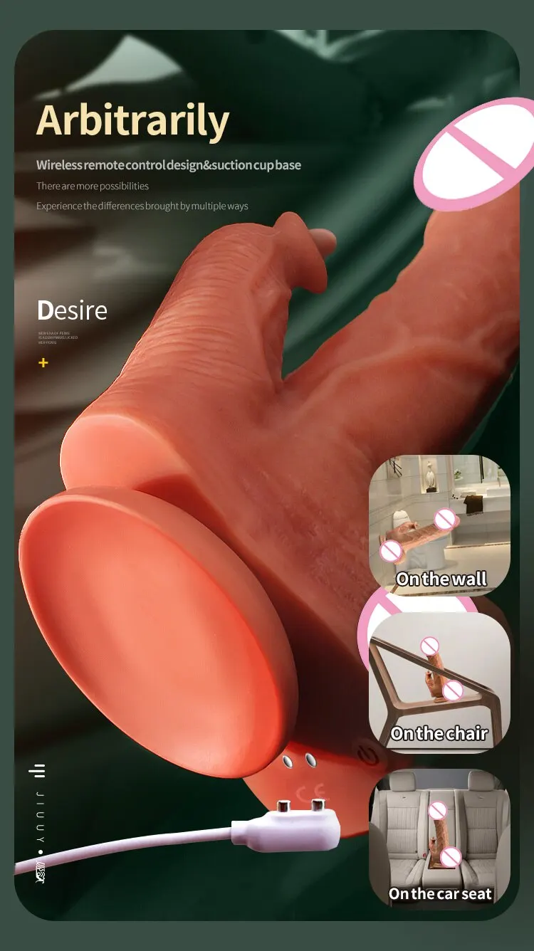 JIUUY Soft Sliding Penis for Women Realistic Dildo With Strong Suction Cup Female Vagina Masturbator Couple Adult Sex Toys