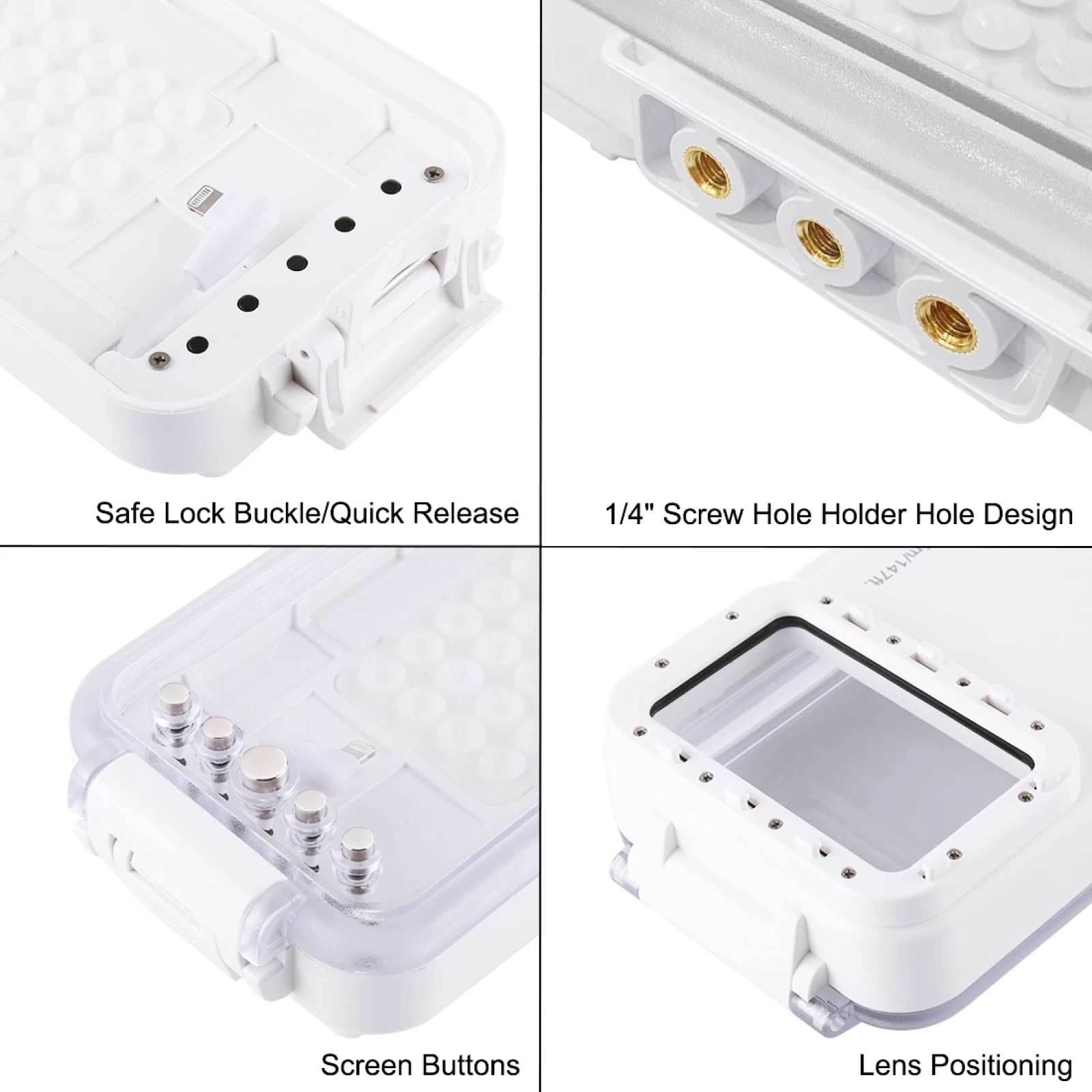 PULUZ 45m/147ft Waterproof Diving Case Taking Underwater Housing Cover For iPhone 14 13 12 11 X Series 8 & 7 6s or Above Version