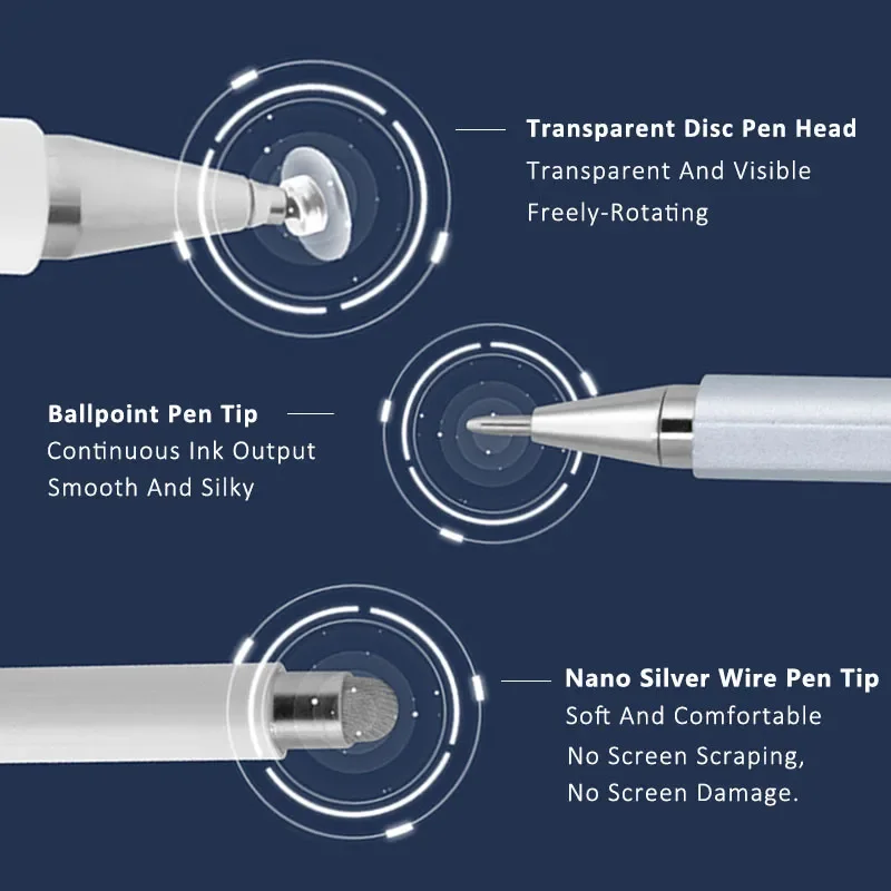 Non Bluetooth Universal Best Capacitive Stylus Pencil for Note Taking