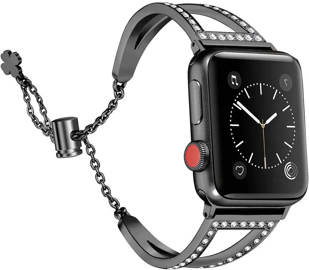 

Ремешок из нержавеющей стали для Apple watch 7 6 band 45 мм 41 мм, металлический браслет для iWatch 5 4 3 band 44 мм 40 мм, 38 мм 42 мм