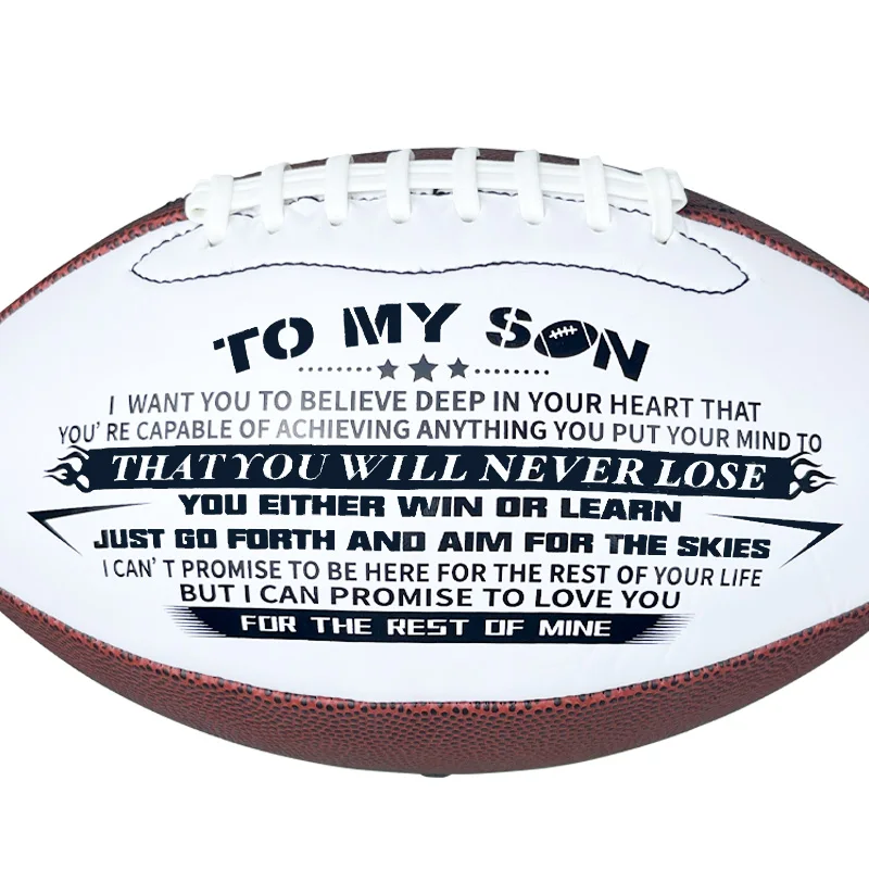 1pc Standard American Football For Outdoor Training And Recreational Play With Official Standard Size ，Size 9 Rugby ,Birthday An