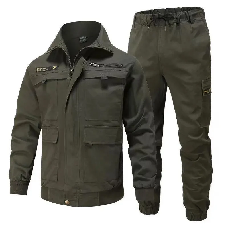 

Men's Windproof Cotton Elastic Pants Outdoor Coat, Camping Hiking Hunting Fishing Trekking Climbing Work Jackets, Autumn, Spring