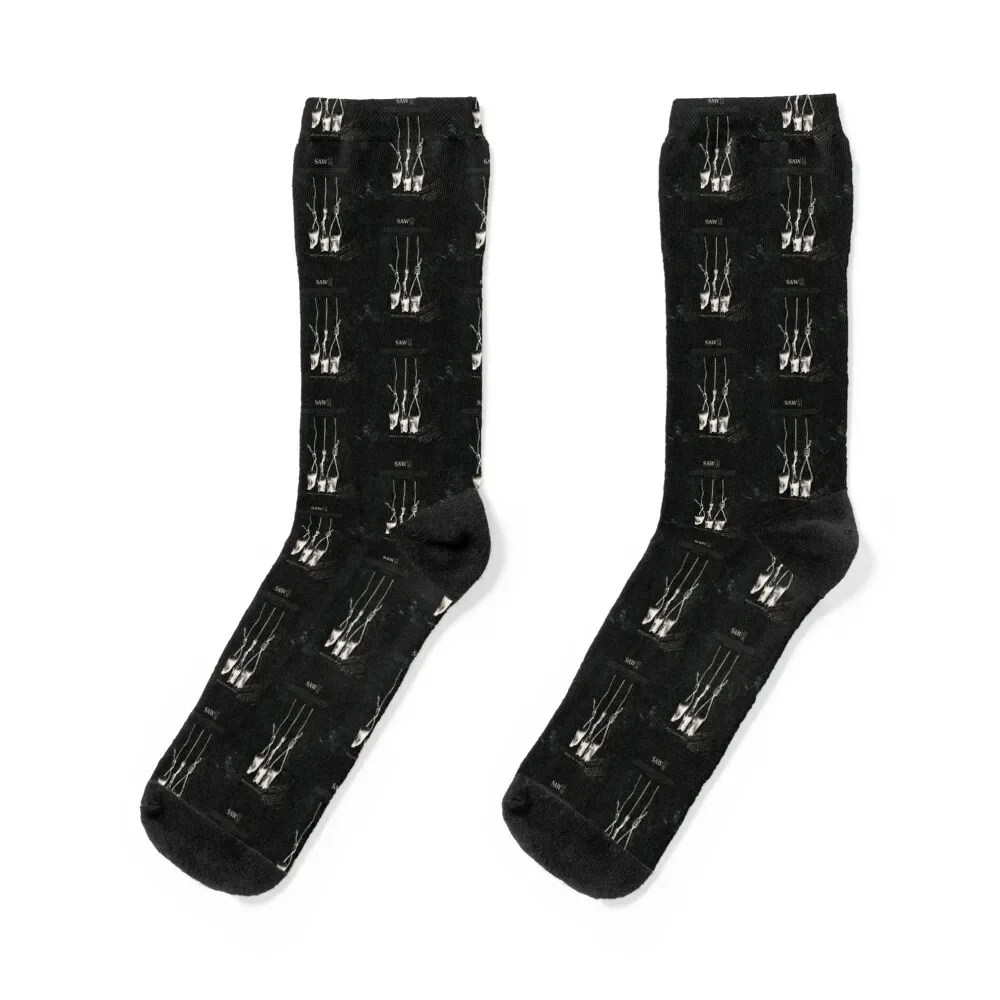 Saw 3 Poster Poster1 Socks compression New year's Heating sock Socks Men Women's