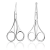 Scissors Trimmer Hair Remover Facial Hair Eyebrow Nose Scissors Rounded Curved Blade Cuticle Scissors Professional Clippers Tool 1