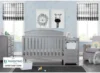 Furniture  Abby Convertible Crib and Changer, Grey 66 discount 2