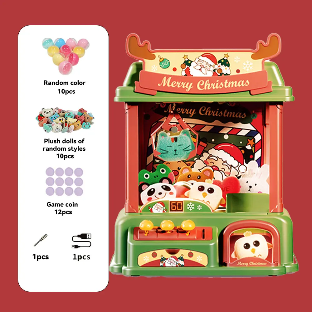 Kids Claw Machine, Mini Candy Vending Grabber, Prize Dispenser Toys for Girls and Boys, Electronic Claw Game Machine for Party 5