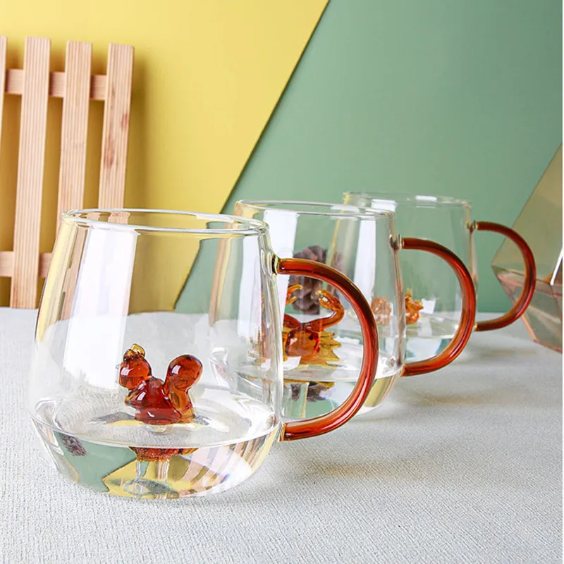 Niedliche Enten-Kaffeetasse Mit 3D-Motiv – 400 Ml, Borosilikatglas, Hitzebeständig Bis 130°C