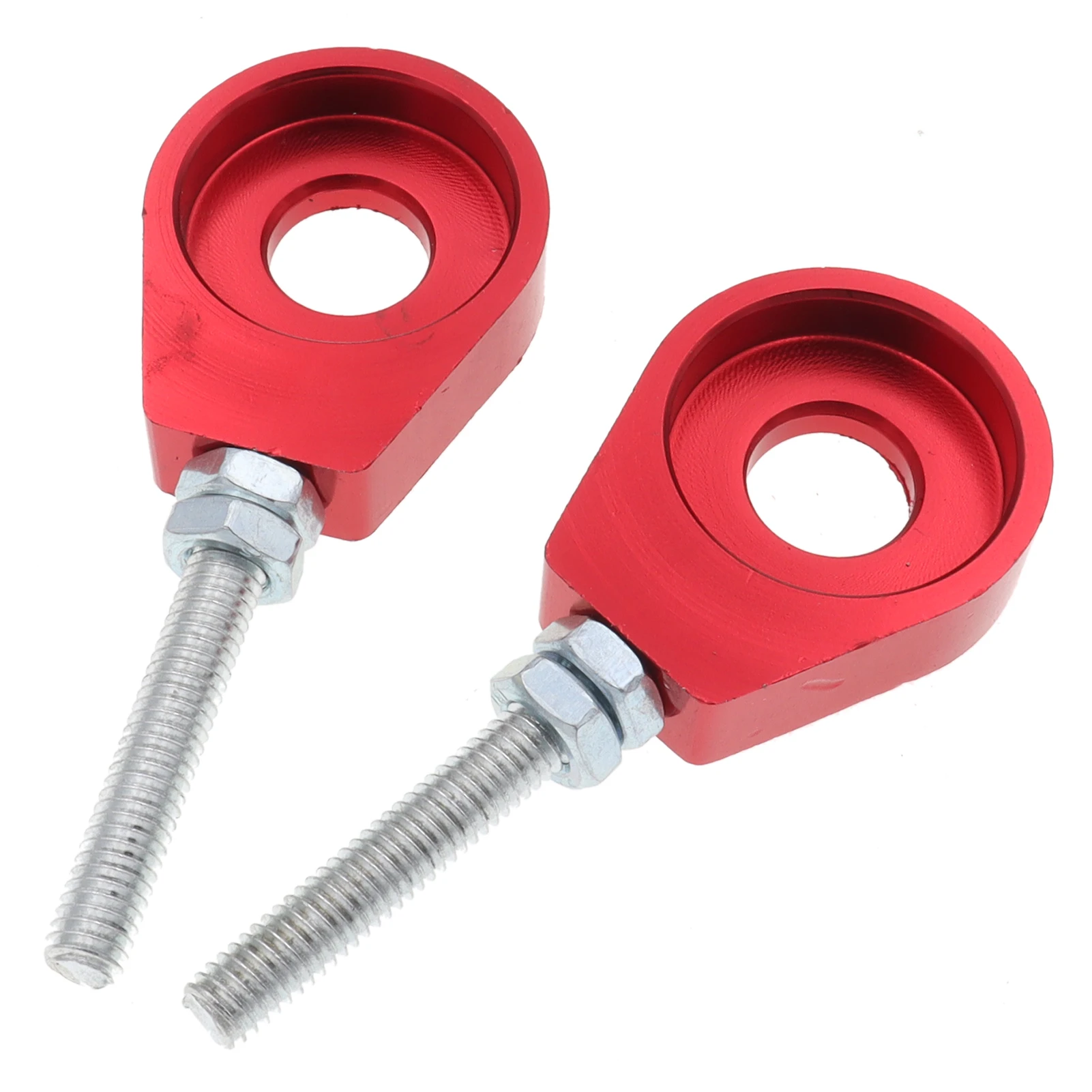 Regolatore Tendore Catena Ruota Posteriore In Lega Rossa Da - Foto 7