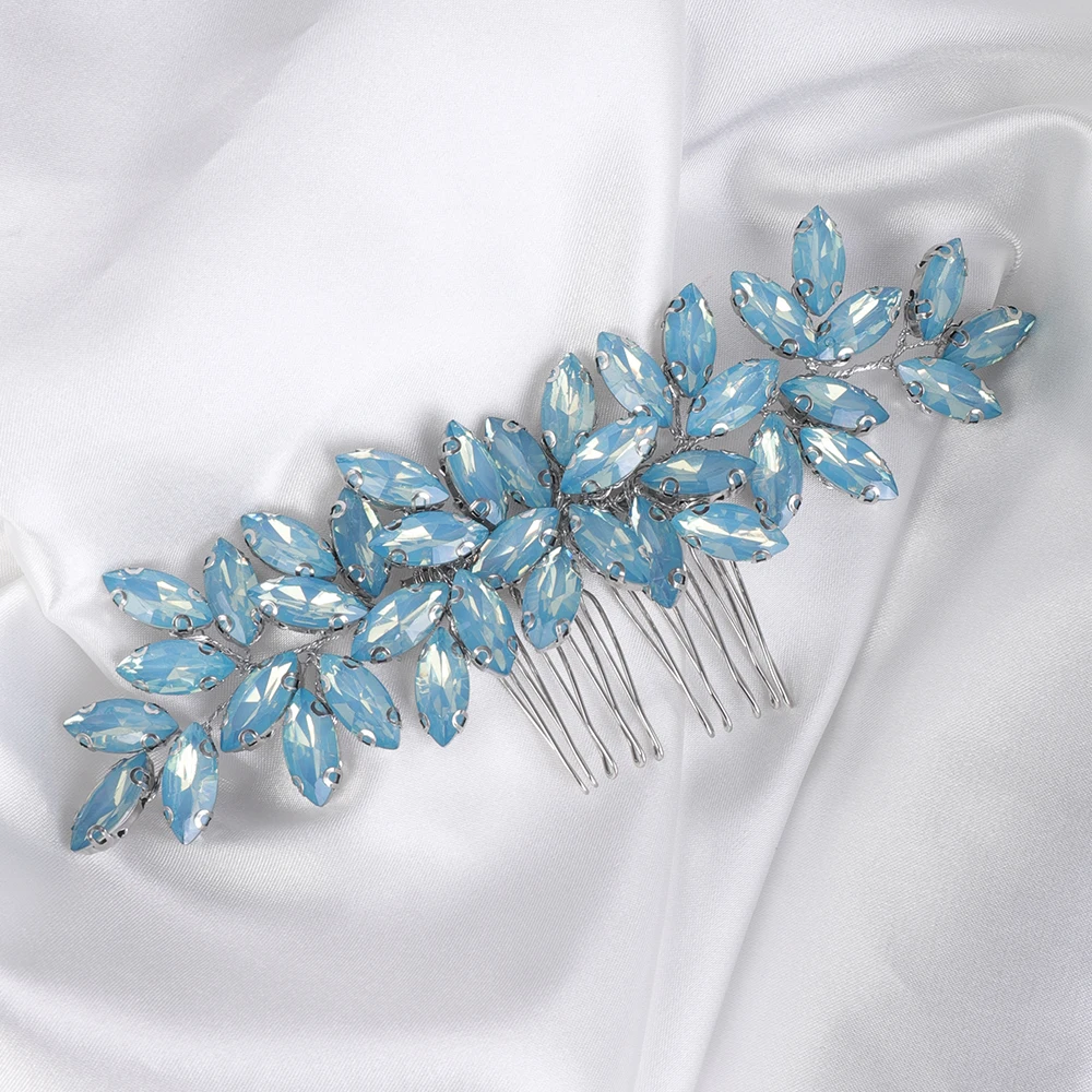 Rhinestone Flower Bridal Hair Combs Wedding Headwear Brides Hair Accessories Party Prom Jewelry Fashion Bridesmaid Tiaras hair accessories,bridal hair accessories