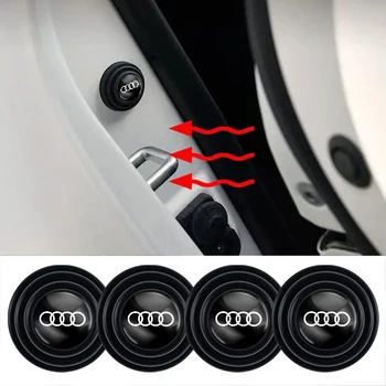 4Pcs Car Door Anti-shock Pad Anti-noise Buffer Gasket Auto Interior For Audi A4 A3 A5 A6 A7 A1 A2 A8 Q1 Q2 Q3 Q4 Q5 Q6 Q7 Q8 RS3