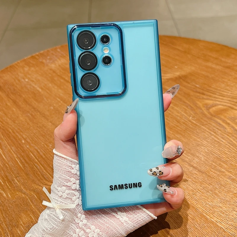 Luxury Transparent Shockproof TPU Phone Case - Clear Soft Cover Bumper