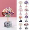 1PC Crystal Money Tree Copper Wire Wrapped Agate Fluorite Base 4