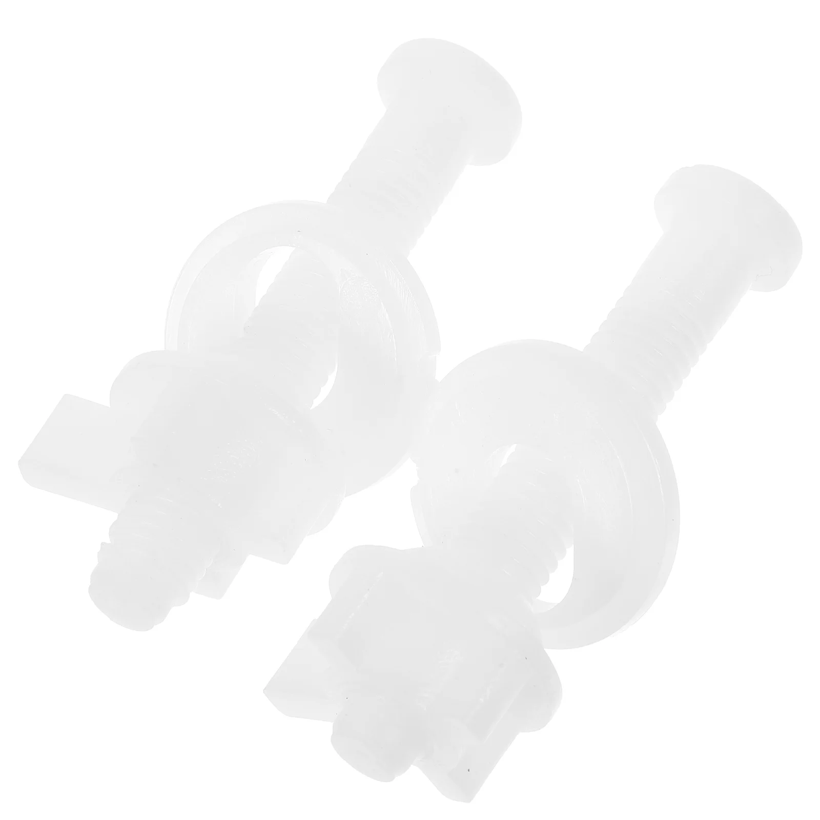 

2 Pcs Bolt Toilet Seat Fittings Replacement Parts Suite Screws Kit Bolts for Plastic