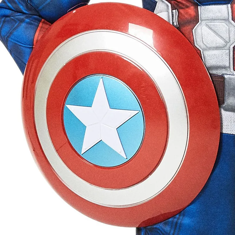 Marvel Cinematic Universe Captain America Muscle Boy Dress Up Movie Character Role Playing Costume superhero cosplay costume kids cosplay costume