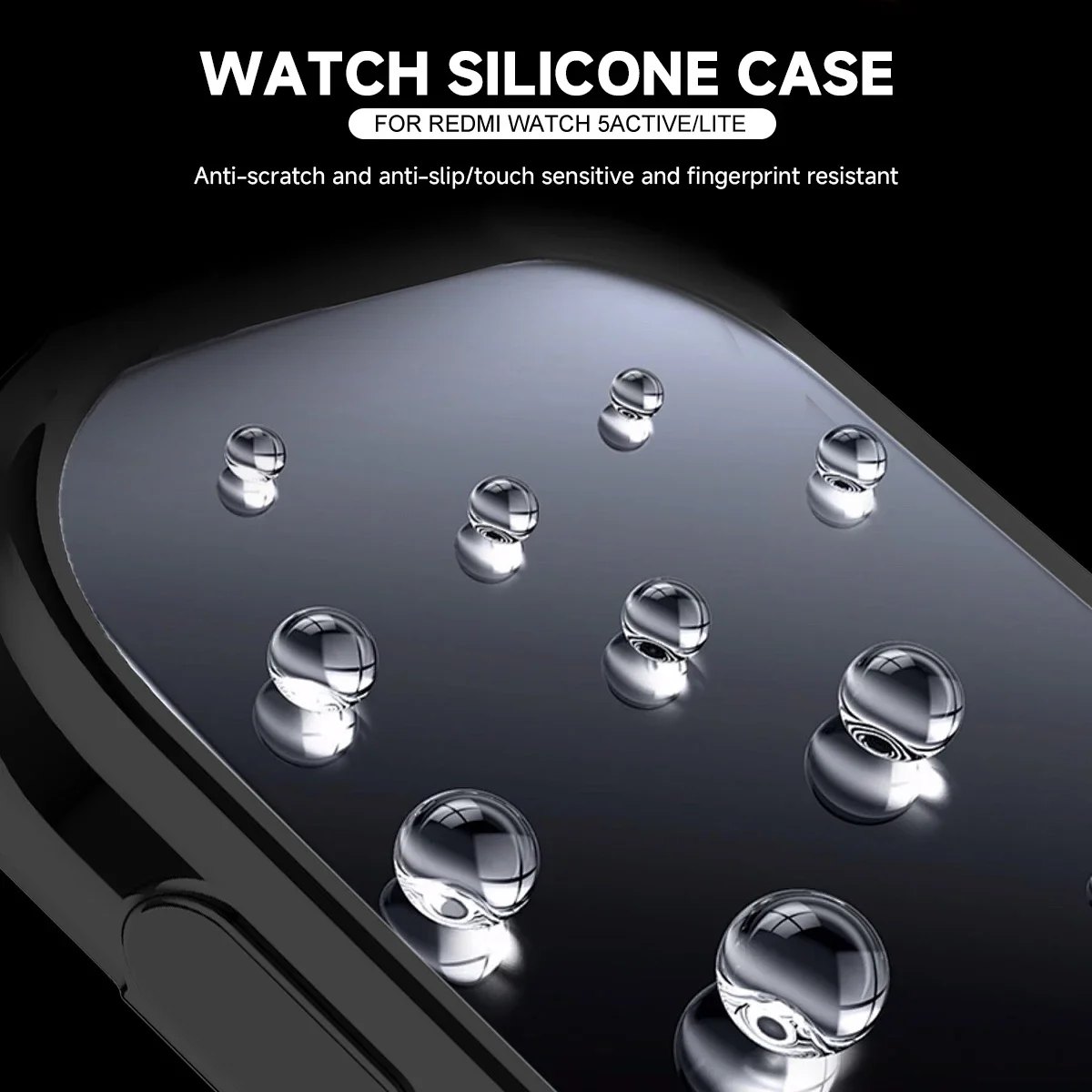 Silicone Strap and TPU Soft Shell Case with Full Cover Screen Protector for Smartwatch - Breathable Sport Band Design