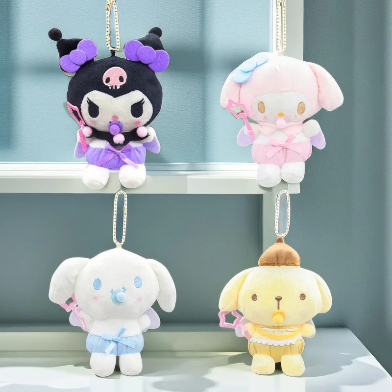 

Sanrio Cinnamoroll My Melody Kuromi детская серия милый плюшевый брелок для студентов подвесные украшения для детей рождественские подарки