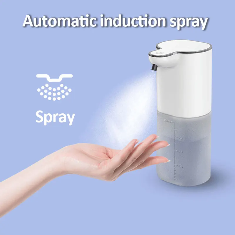 400ml Automatic Foam Soap Dispensers 4-Gears Smart Washing Hand Machine USB Charging for Bathroom