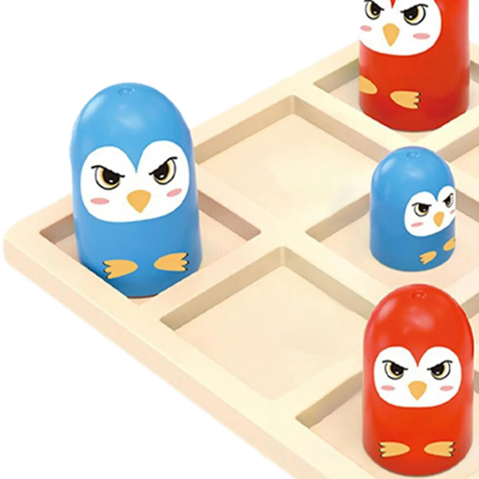 Tic TAC Toe Game Parent Child Interactive Home Decor Teaching Toys for Kids Party Favors Educational Classic Game Checkers Game