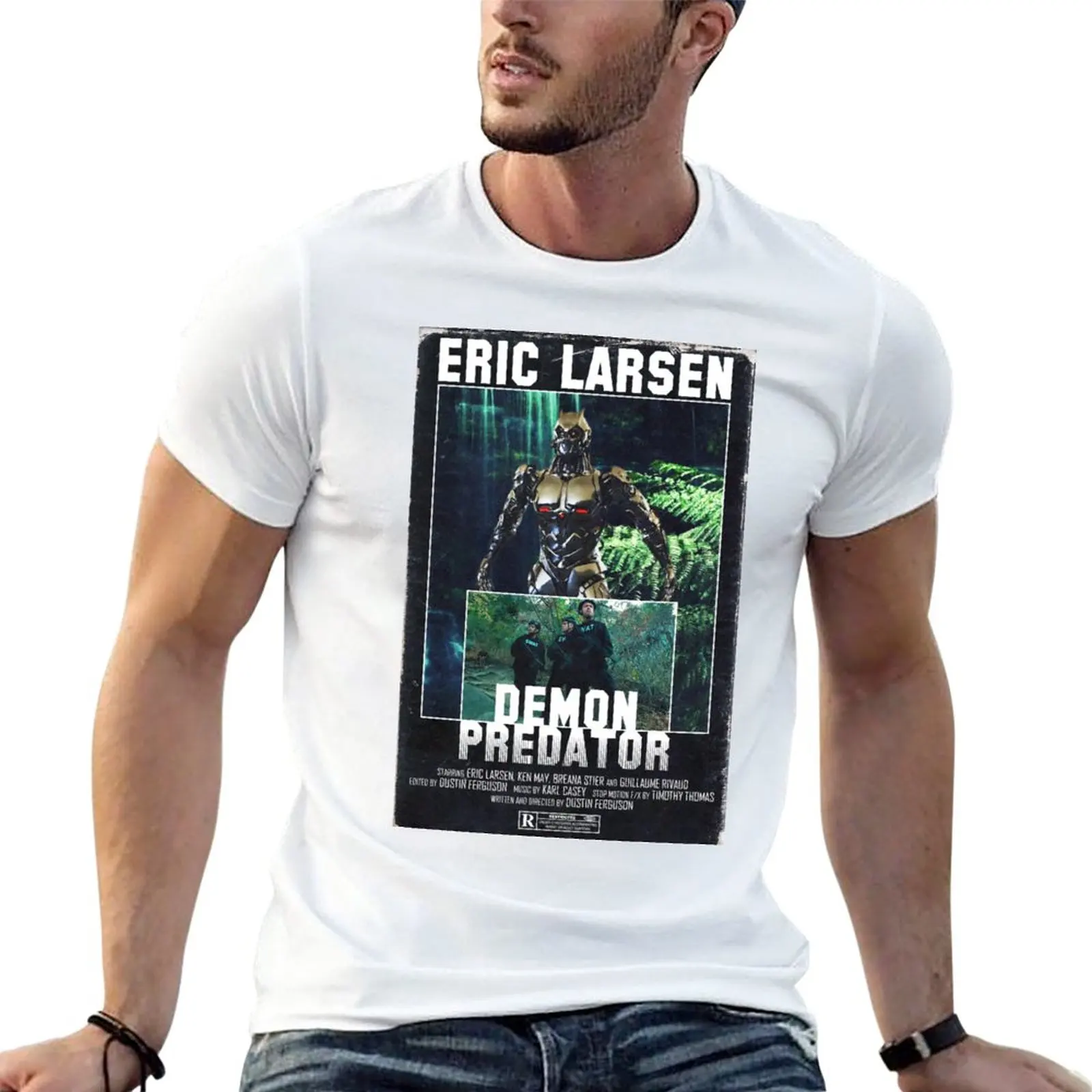 New Demon Predator Shirt 2 T-Shirt Plus Size T-Shirt Kawaii Clothes Magliette Alte Da Uomo