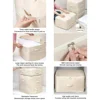 Ultra Space Saving Self Organizer Condense Duvet Storage Bag For Blankets Bedding Foldable Storage Bag For Moving Traveling 5