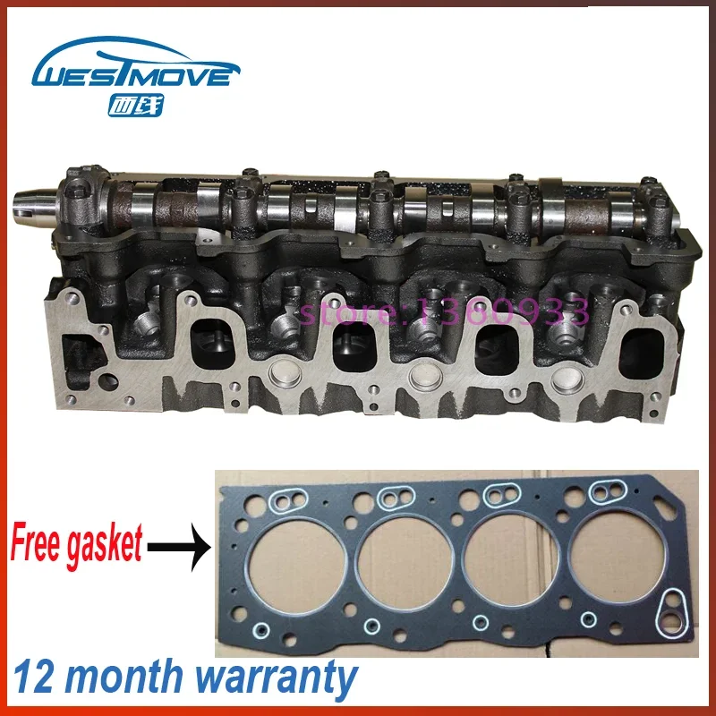 complete cylinder head assembly for Toyota Hilux 2400 Land Cruiser Hiace 4-Runner Chasser Cressida 2.4 2.5 D TD 8V 2L 2LT II