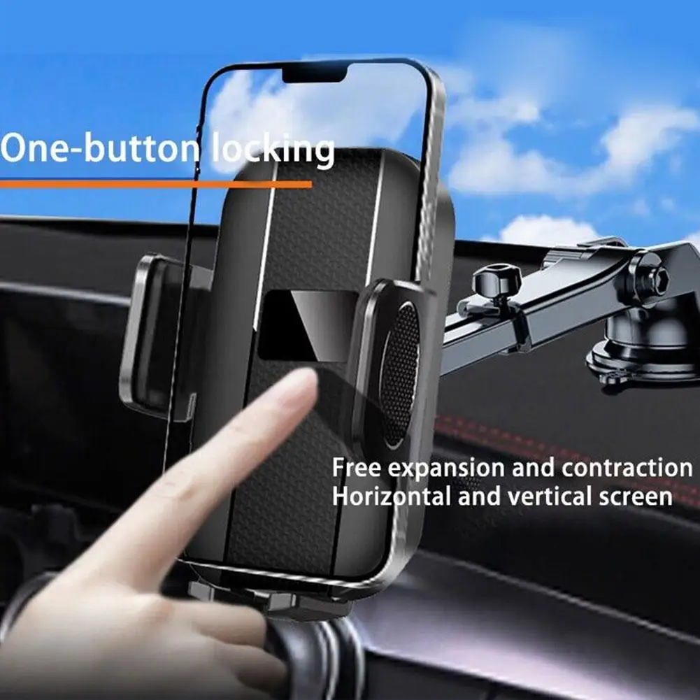 

New Gravity Car Phone Holder Air Vent Hook Phone Mount 360-Degree Rotation Smart Phone Holder for Car One-Hand Placement