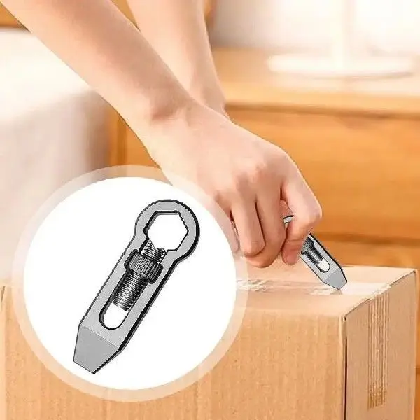 Multi functional wrench portable pry bar