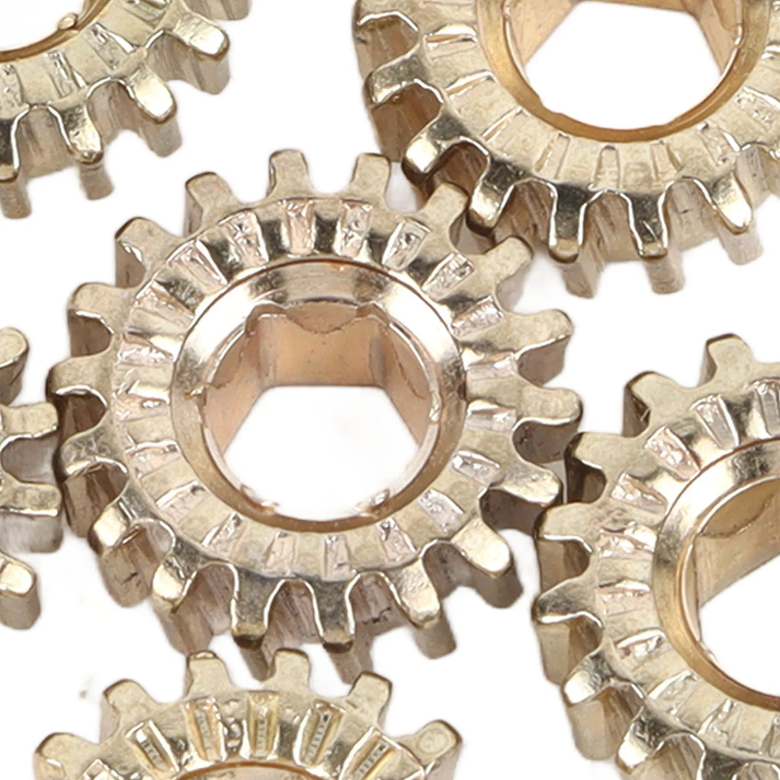 6PCS Guitar Tuner Peg Gears Metal Hex Hole Gear String Button Gear For Folk Classic Electric Guitars