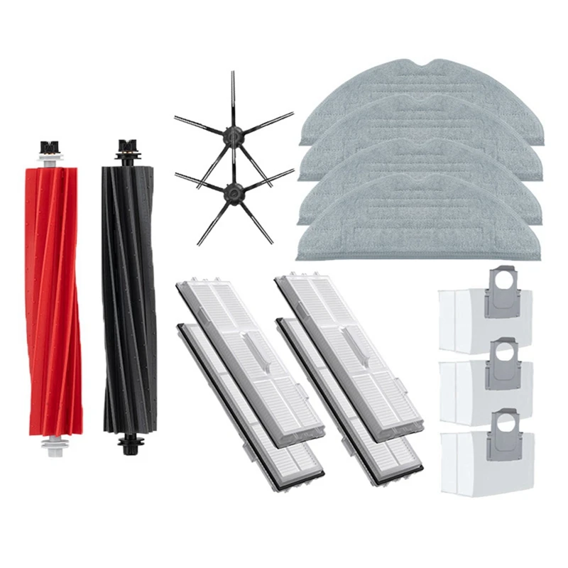 

Accessories For Roborock S8+ S8 S8 Pro Ultra Duo Roller Main Side Brushes Mop Cloths HEPA Filters Dust Bags Replacement