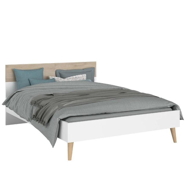 Estructura de cama，Marco de Cama，Cama Para Niños Adolescentes Adultos con  cajones doble 135x190 cm