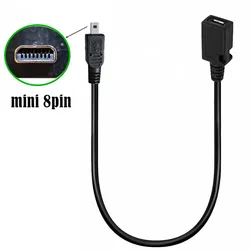 Compact Multi - Port USB Adapter Cable for Data Sync and Power Supply (Micro USB Female)
