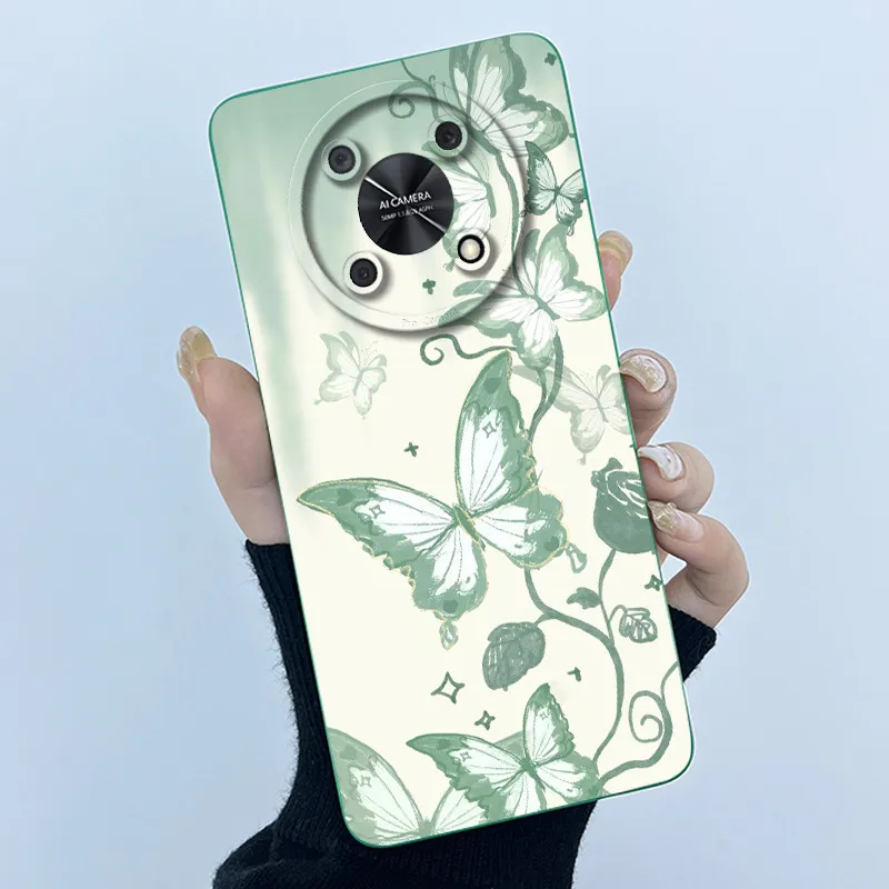 Matte Soft TPU Phone Cover with Cute Panda and Cat Design