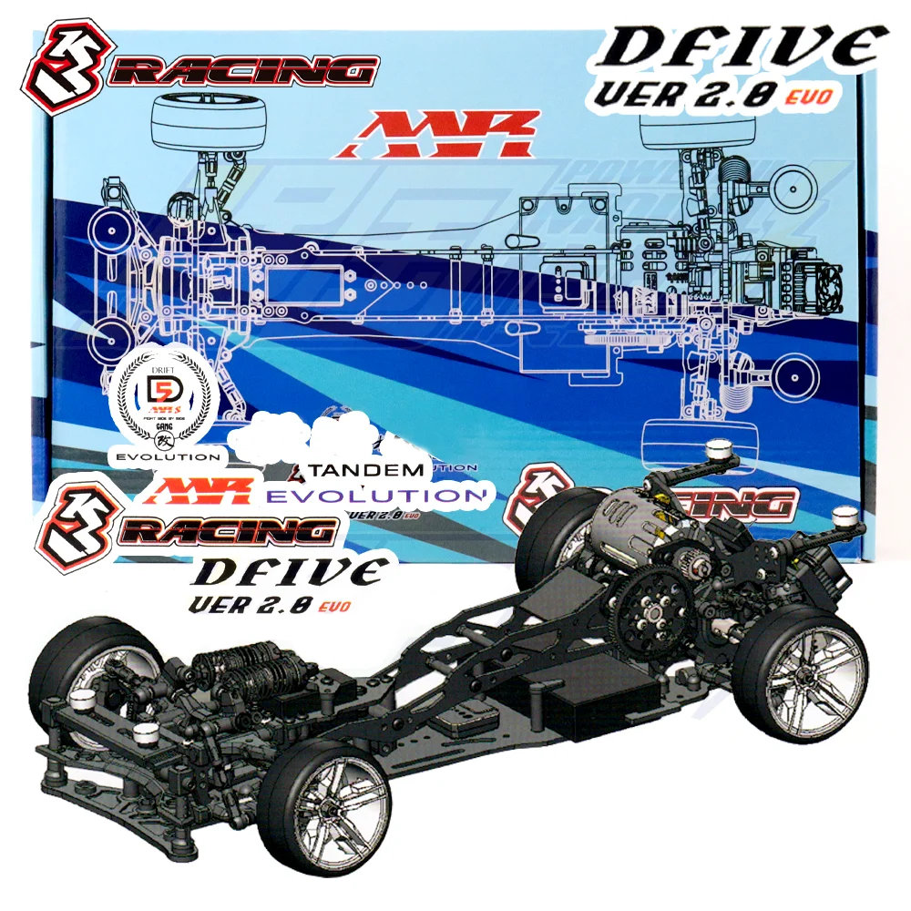 3RACING Sakura D5 S MR D5S MR KIT 1/10 RC Electric Remote Control Model Car Flat Road Drift Racing Adult Child Boy Toys