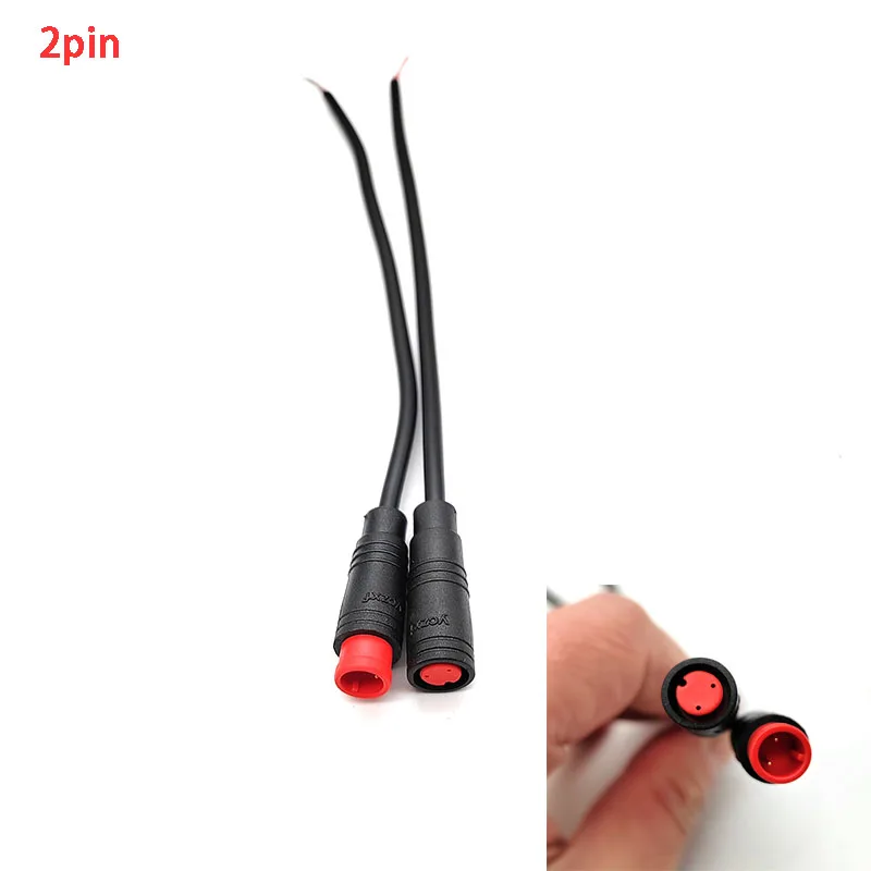 Electric Bicycle Plug Connector Scooter E-bike Sensor Brake Butt Joint Cable Signal Connecting Sensor 1000mm M8 2 3 4 5 6 8Pin