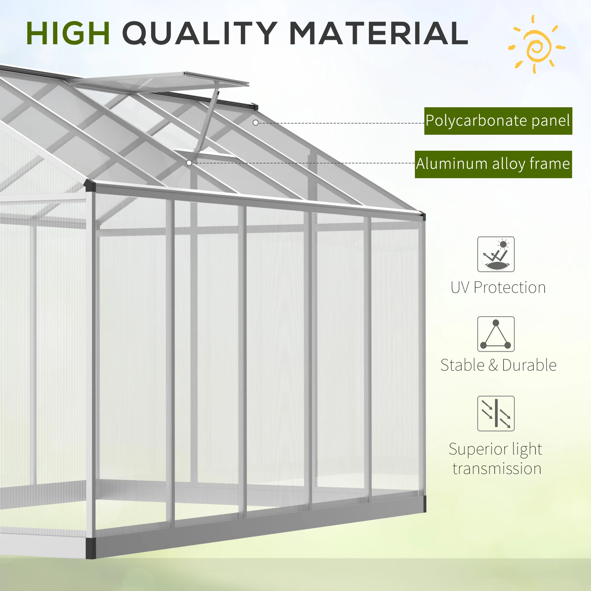 Your 10' x 6' Walk-In Cold Frame Greenhouse: Your Garden’s Year-Round Sanctuary