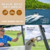 Magnetic Cigar Holder,Fits Golf Carts, Beach Chairs, Fishing Rods - Secure Magnetic Grip, Hook & Loop Strap 4