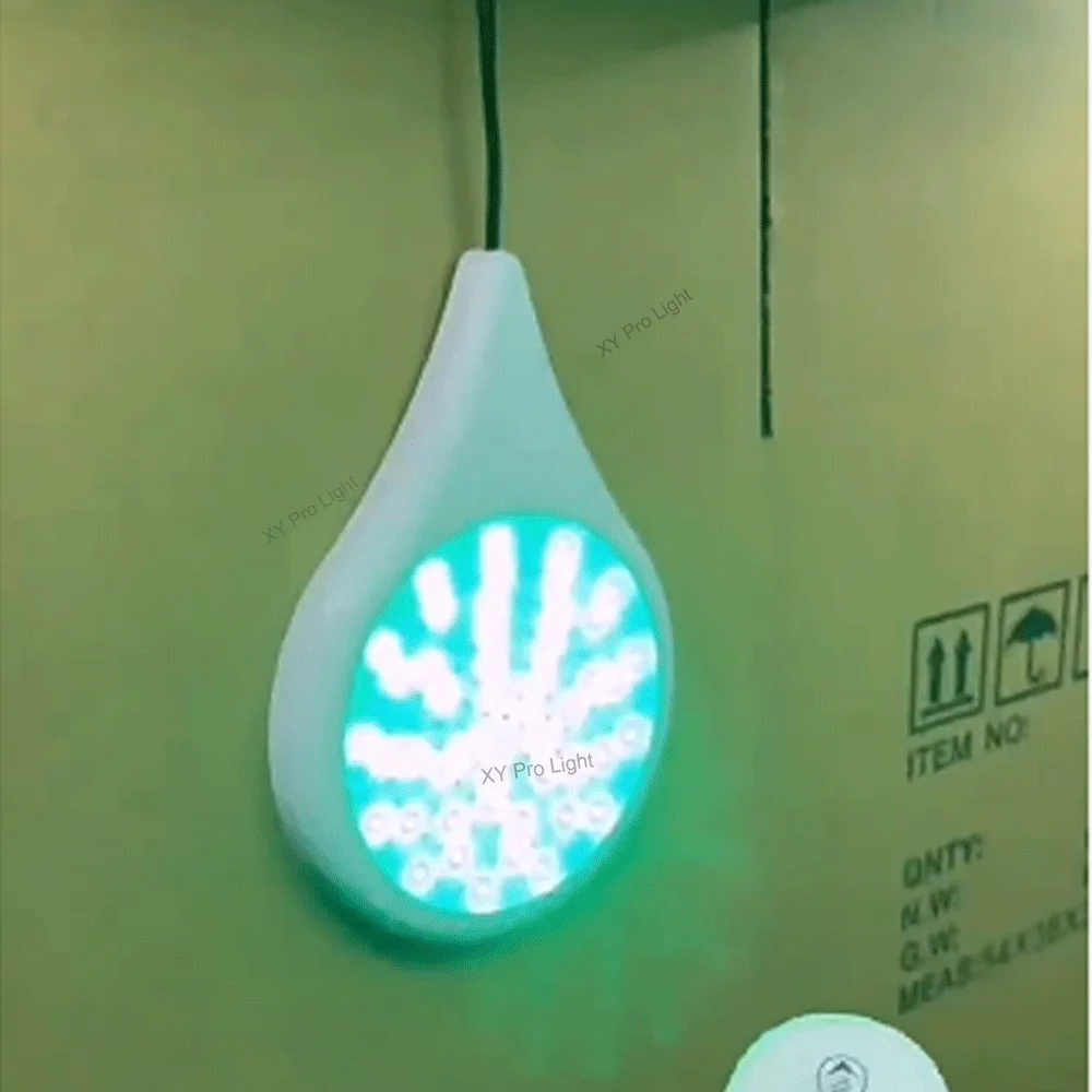 50W RGB 수중 조명 자기 흡착식 수영장 램프 모바일 앱 제어 무타공 설치 수영장 조경 스포트라이트 10M