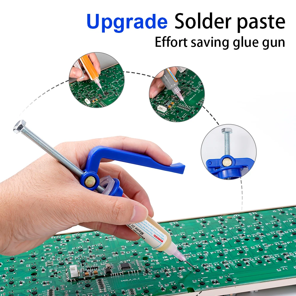 Solder Paste Extruder Solder Paste Extruder Welding Green Oil Booster Propulsion Tool Uv Glue Rod Boosters Circuit Board Soldering Accessories Tools