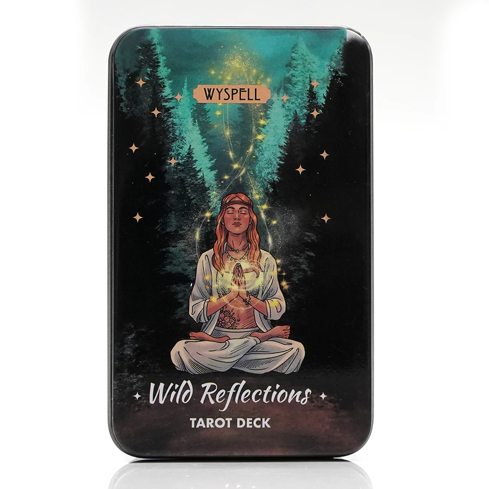 Wyspell Wild Reflections Tarot Cards Nature-Inspired Tarot Cards Beautiful Tarot Cards Set Tarot Cards for Beginners Tin Box 5