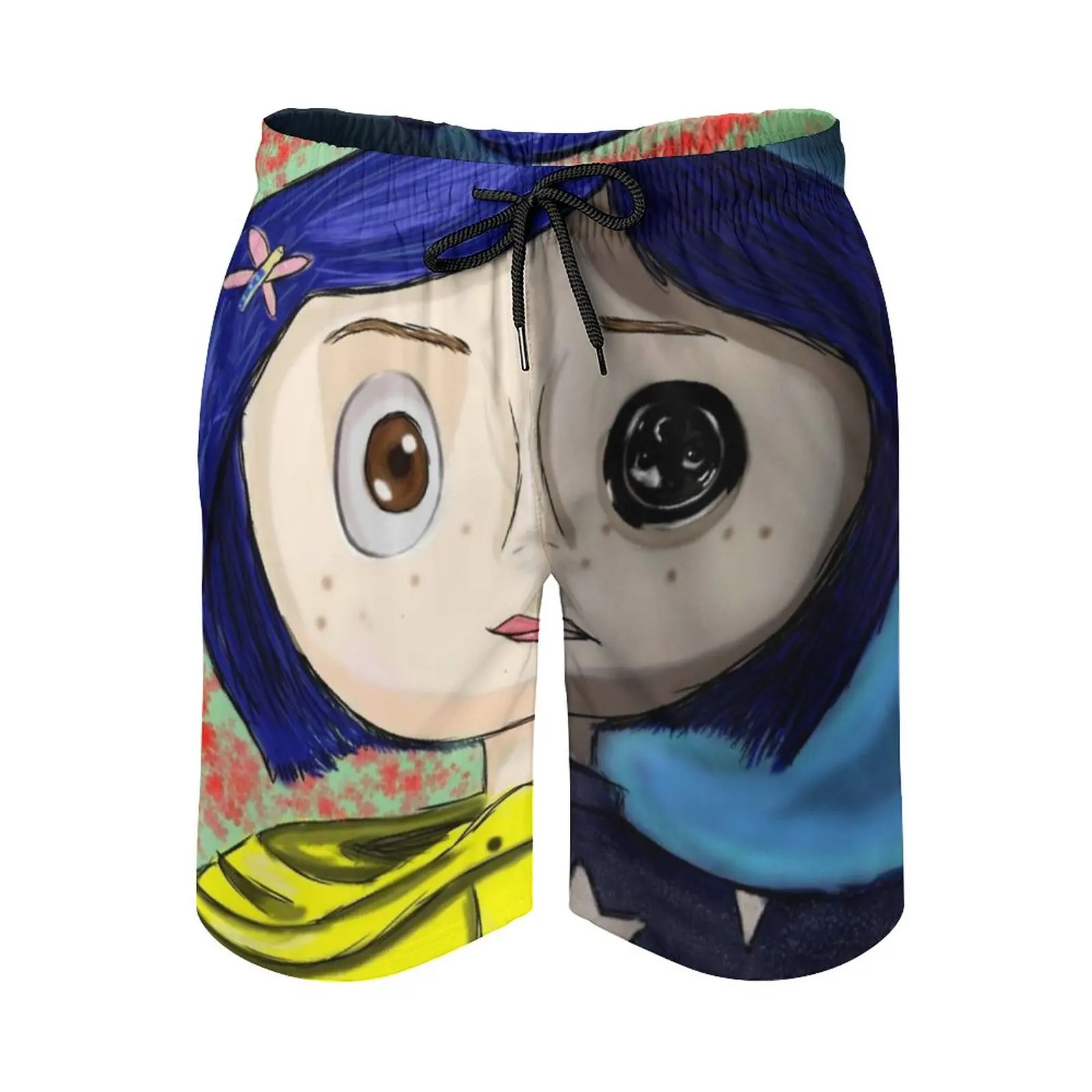 

Coraline Collection Men'S Sports Short Beach Shorts Surfing Swimming Boxer Trunks Coraline Coraline Coraline Movies Wonder With