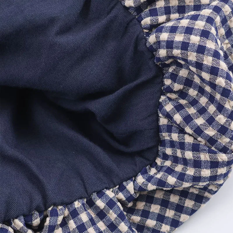 Chic Fashion Check Shirts for Women 2025 New Long Sleeve Shirt Women's Casual Simple Style Short Shirt And Blouse Tops