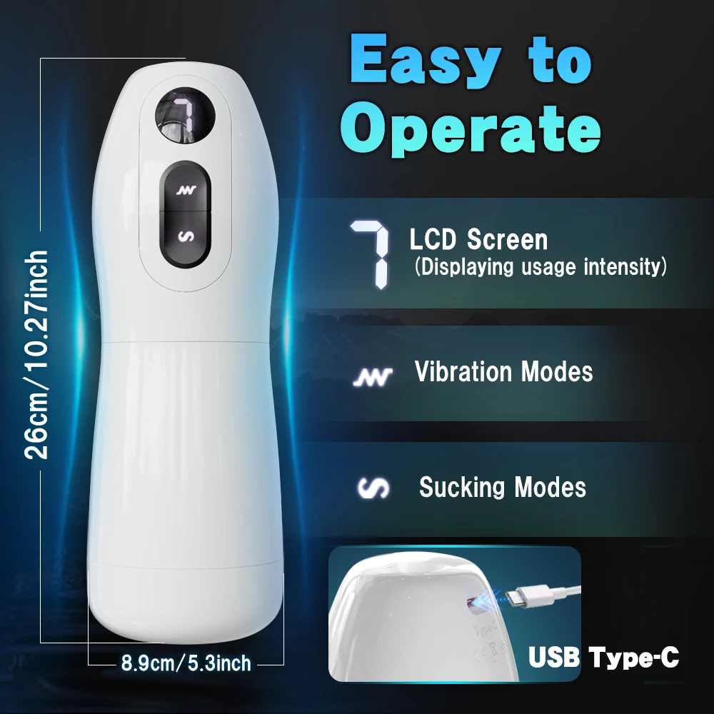 Male Masturbator Cup 4n1 Automatic Sucking Licking Clamp Vibration Penis Oral Machine Suction Blowjob Real Vagina Vacuum Sex Toy male masturbator male masturbator cup male masturbation aid